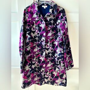 Floral Canvas Trench